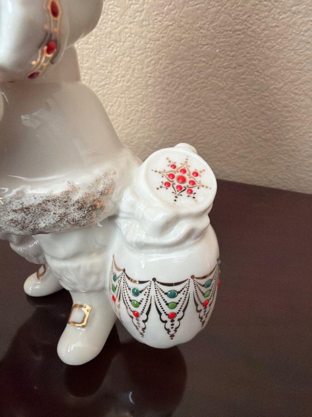 Lenox China Jewels Twas the Night Santa Claus Stocking Porcelain Figurine 8.5" - Picture 6 of 11